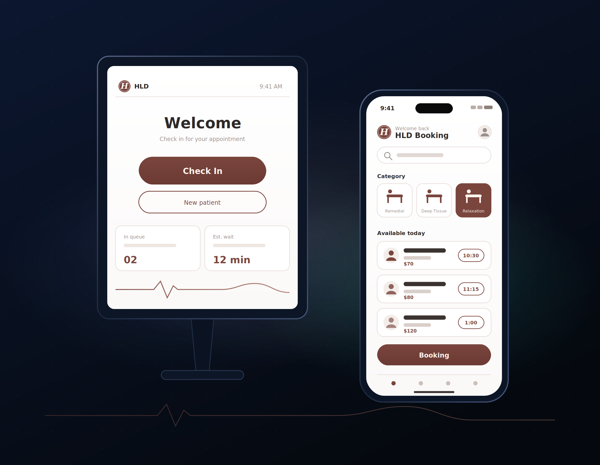 HLD Booking interfaces across kiosk and mobile